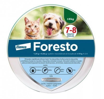 FORESTO NYAKÖRV MACSKA-KUTYA <8 KG 1X