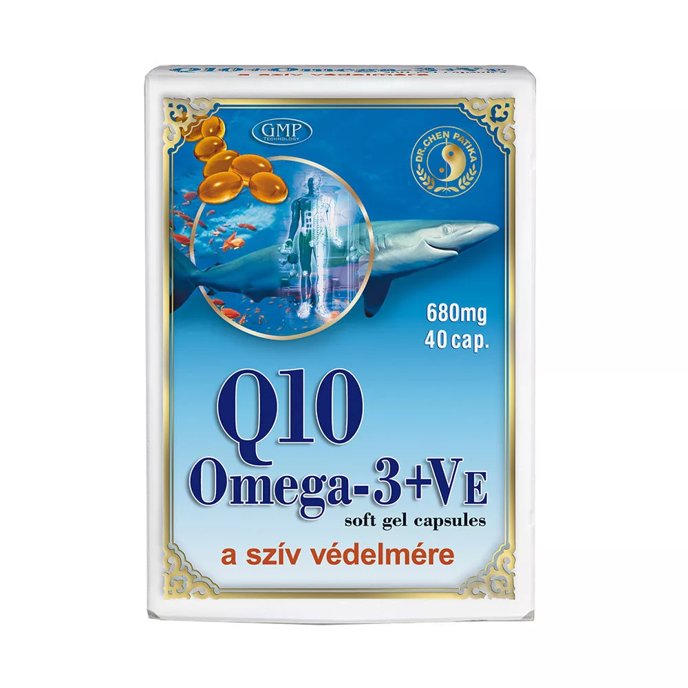 Q 10-KOENZIM+OMEGA-3 LÁGYZSELATIN KAPSZULA E-VITAMINNAL