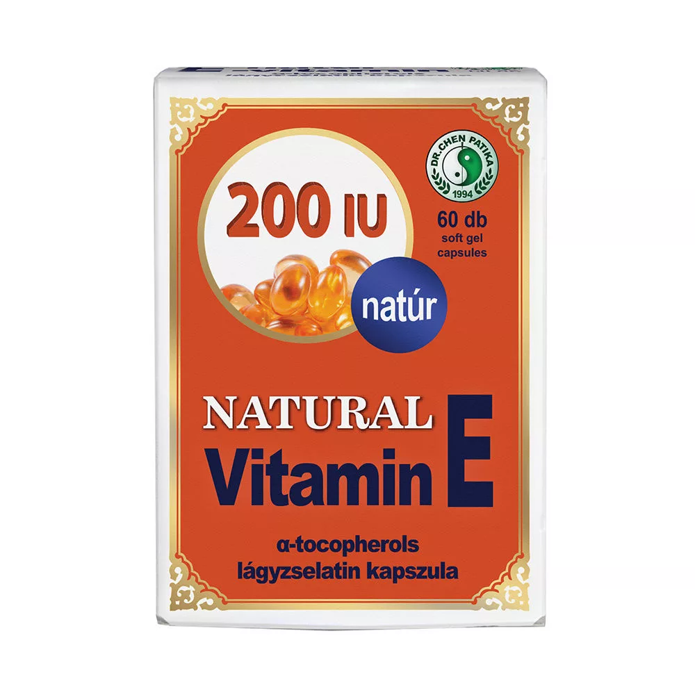 E-VITAMIN 200 mg LÁGYZSELATIN KAPSZULA