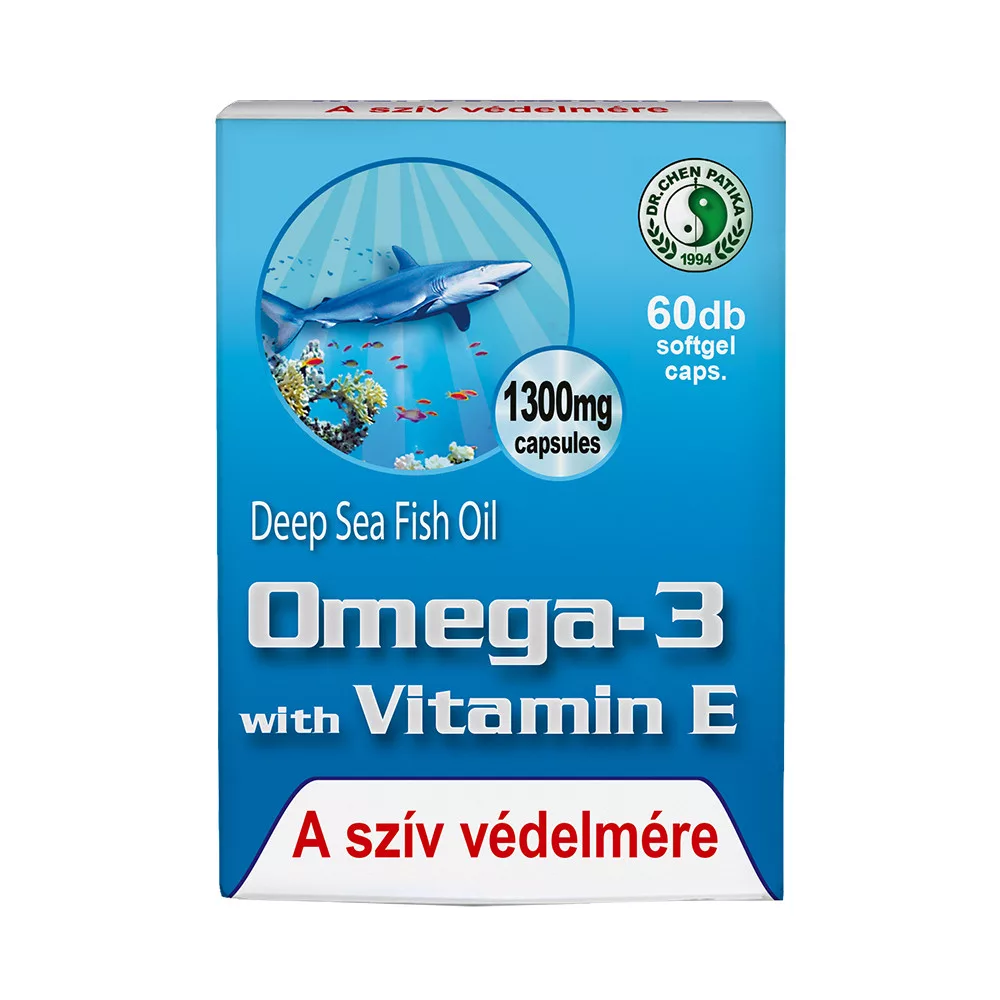 OMEGA-3 KAPSZULA 1300 mg  E-VITAMINNAL