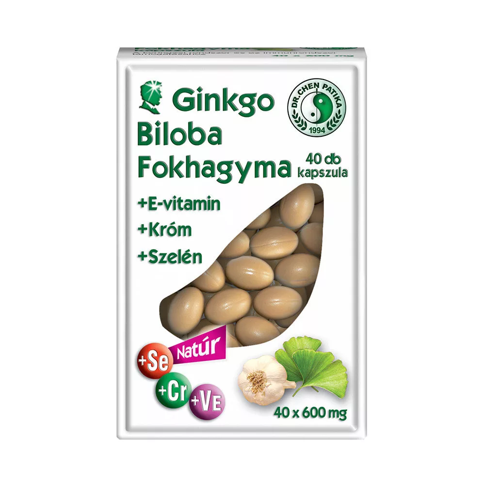GINKGO BILOBA ÉS FOKHAGYMA KAPSZULA