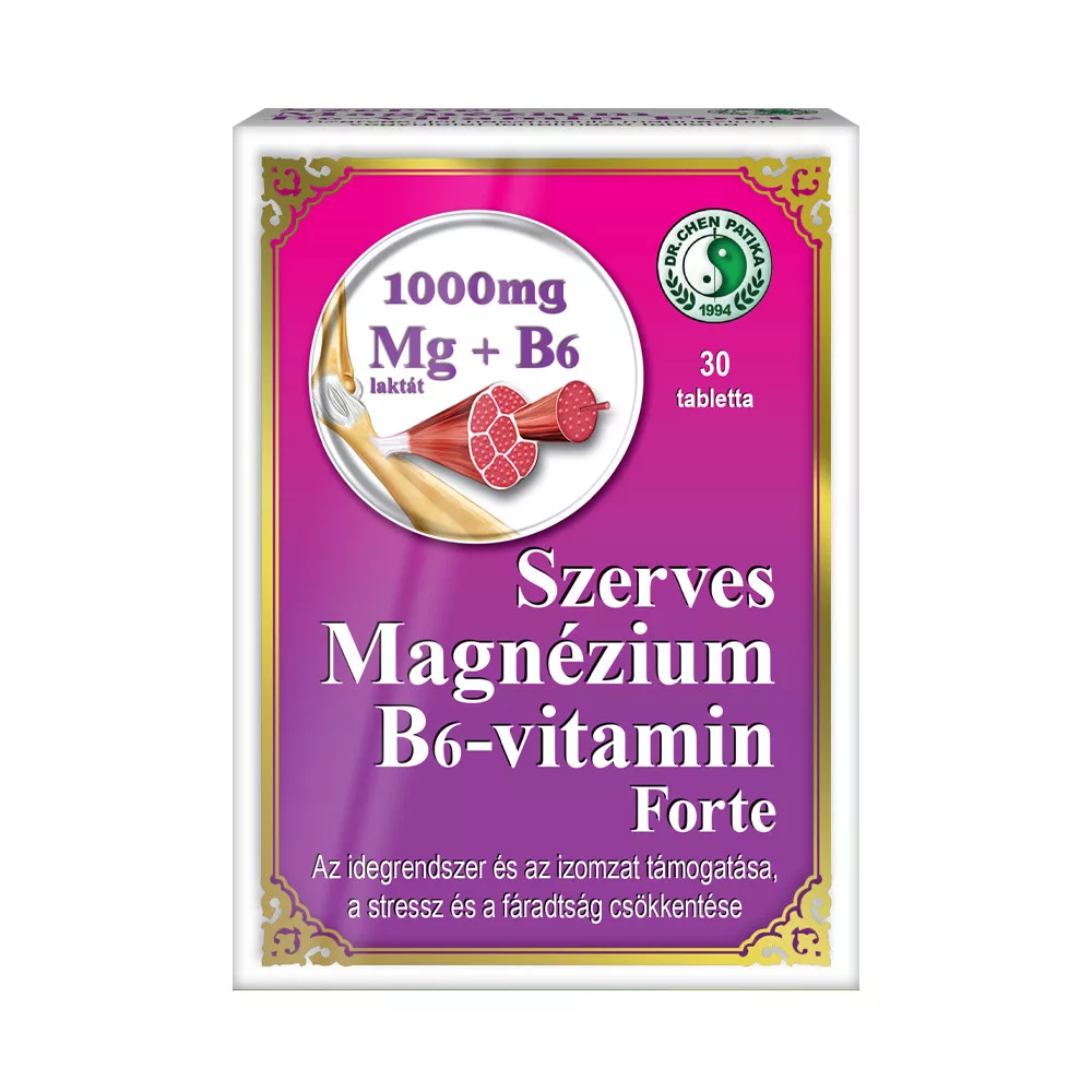 MAGNÉZIUM B6-VITAMIN FORTE TABLETTA
