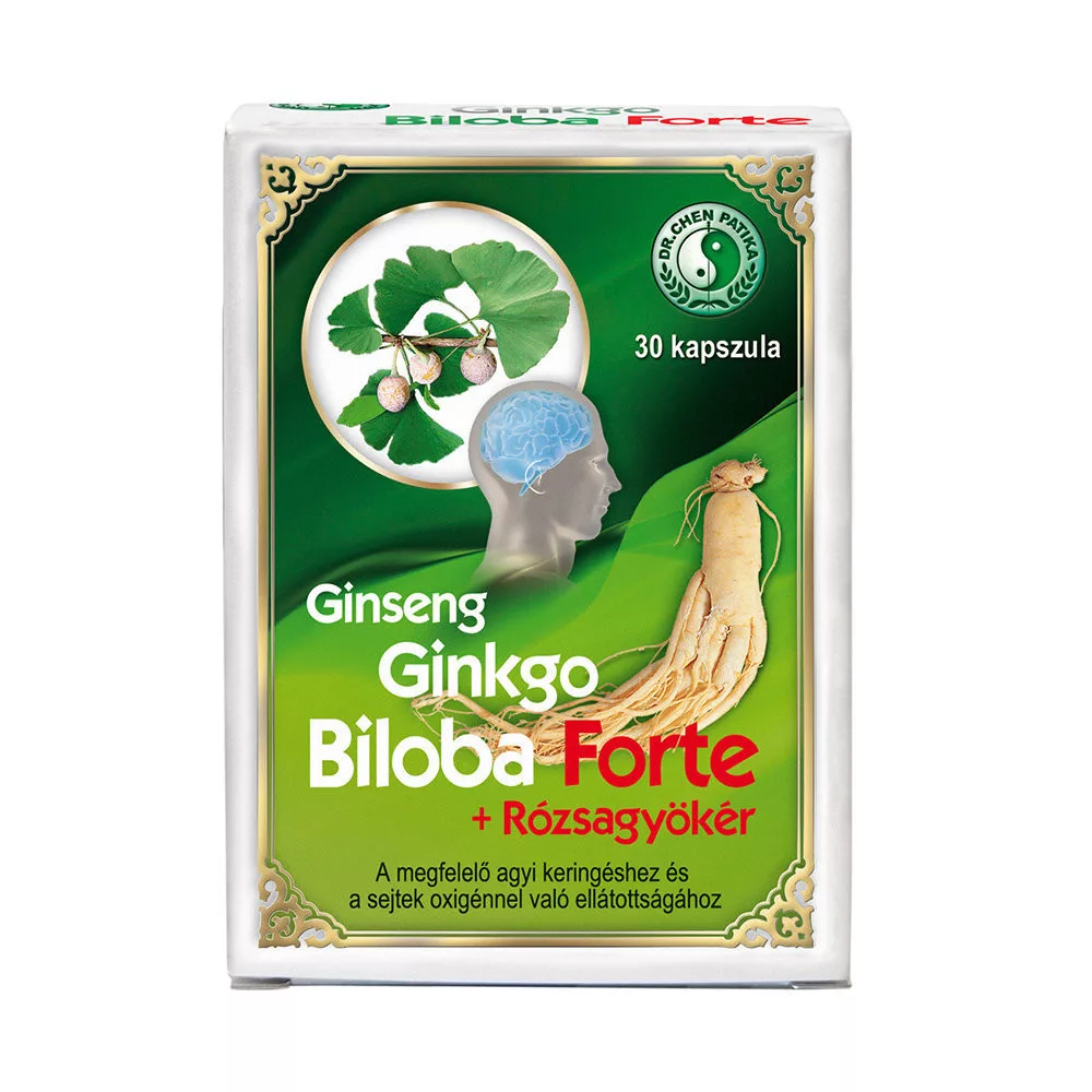 GINSENG GINKGO BILOBA FORTE KAPSZULA