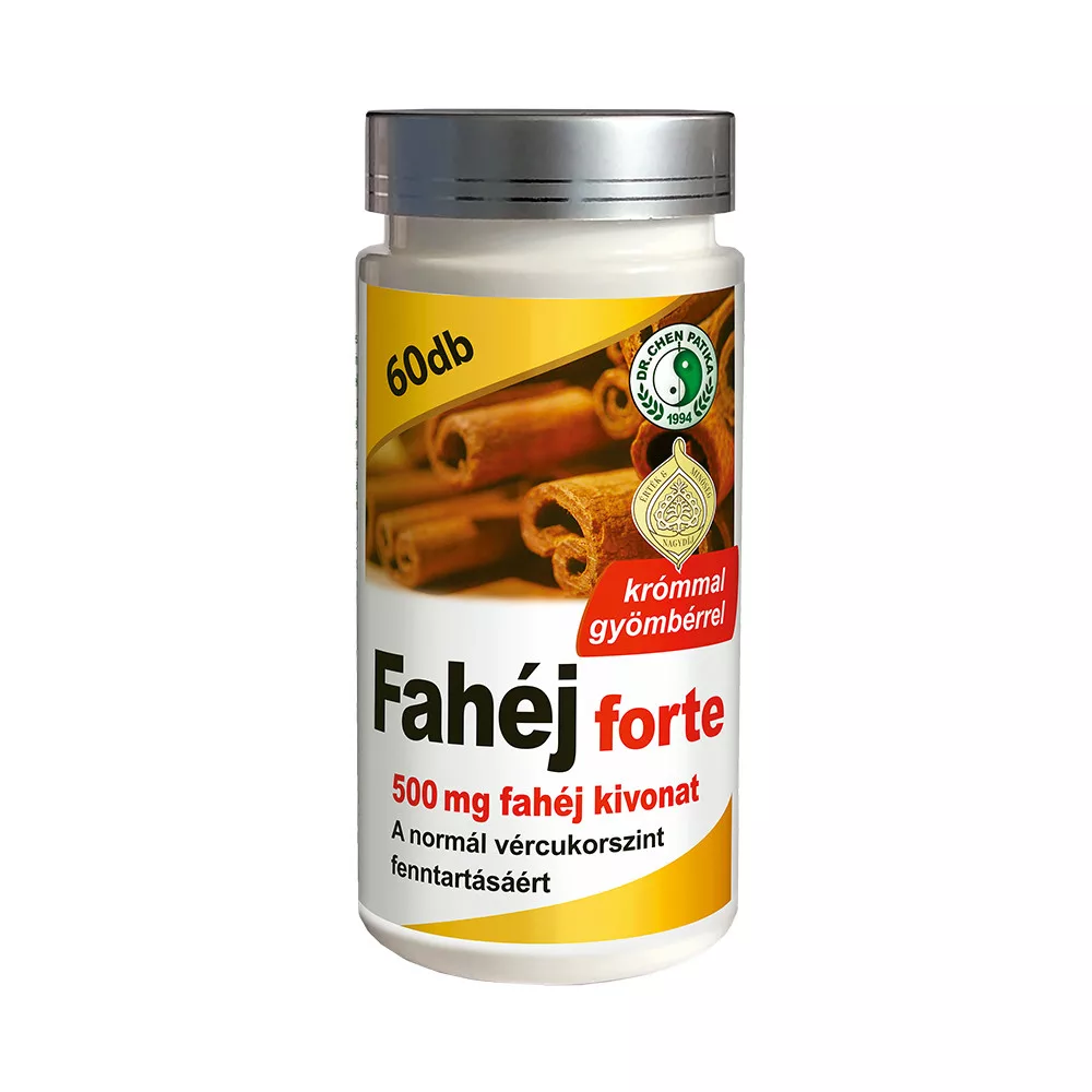 FAHÉJ FORTE KAPSZULA GYÖMBÉRREL ÉS KRÓMMAL