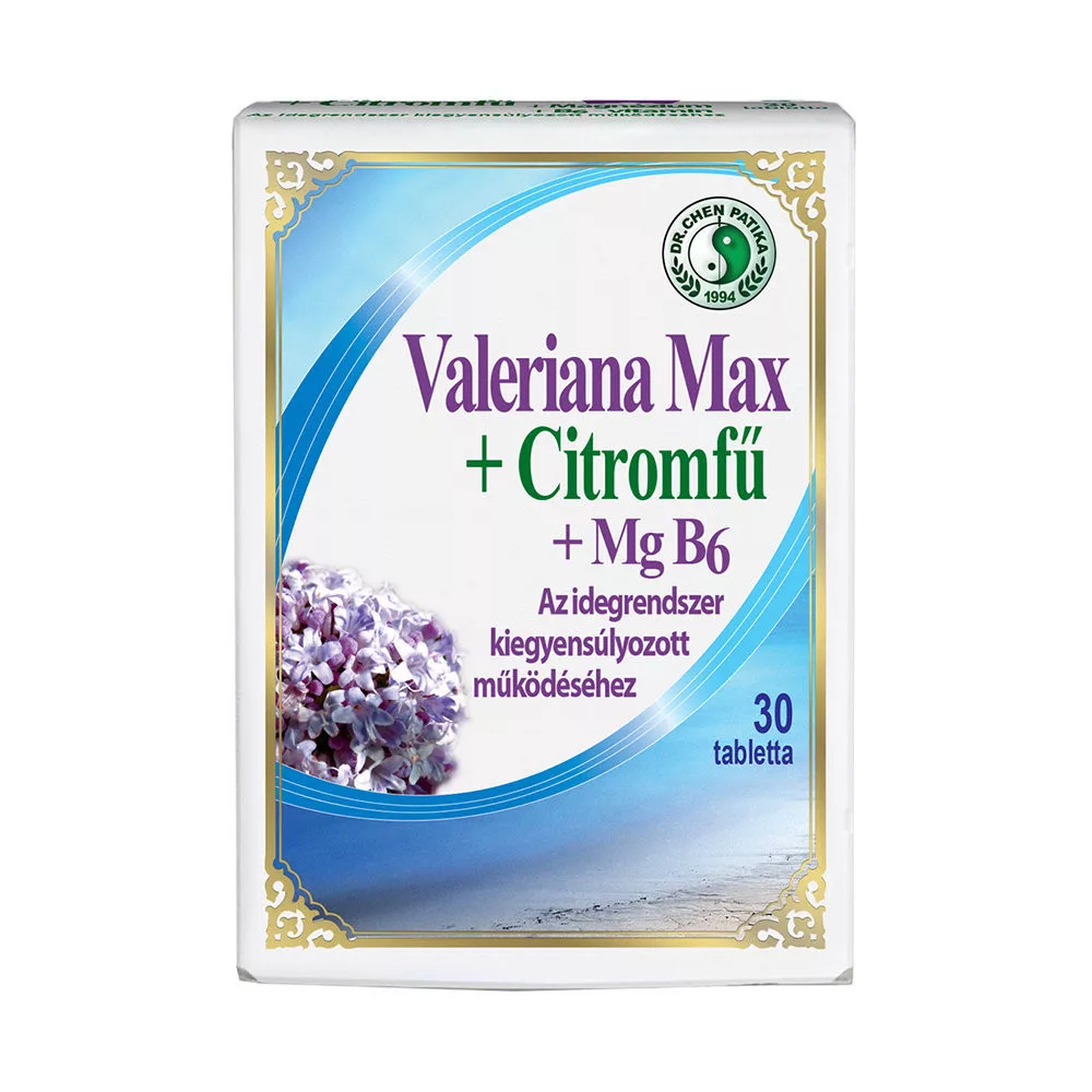 VALERIANA MAX + CITROMFŰ TABLETTA