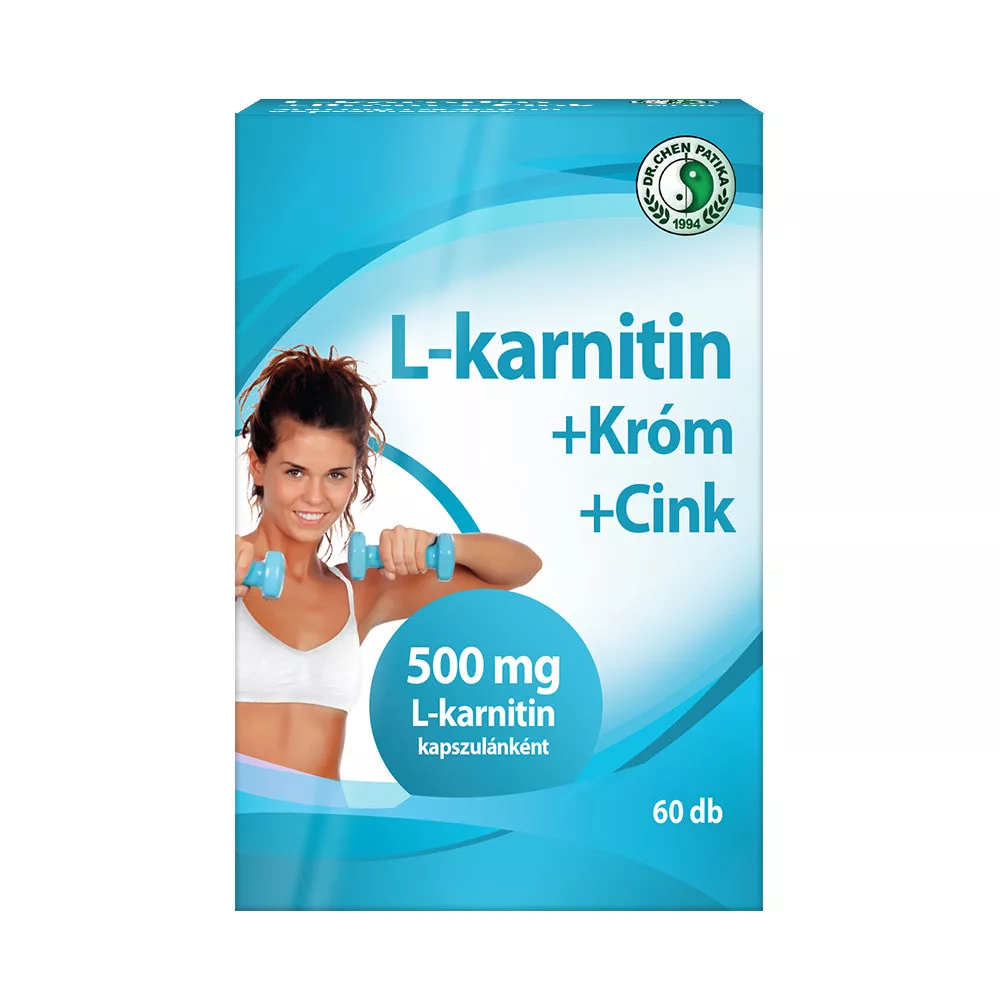 L-KARNITIN 500 + KRÓM ÉS CINK  KAPSZULA
