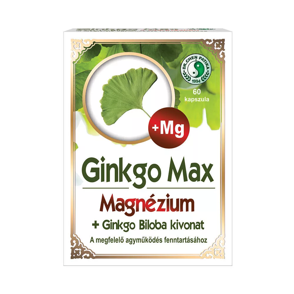 GINKGO MAX KAPSZULA MAGNÉZIUMMAL