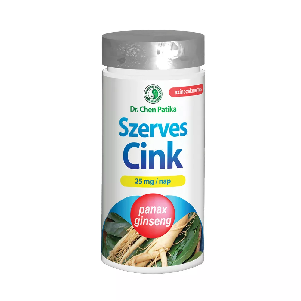 SZERVES CINK + GINSENG KAPSZULA