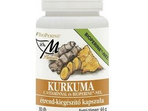 Dr. M Prémium Kurkuma+C-vitamin Bioperine®-nel kapszula