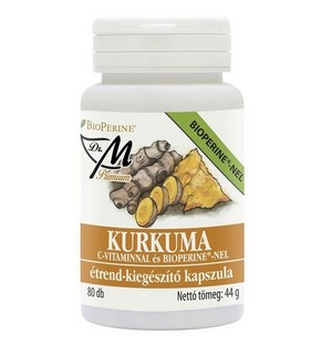 Dr. M Prémium Kurkuma+C-vitamin Bioperine®-nel kapszula