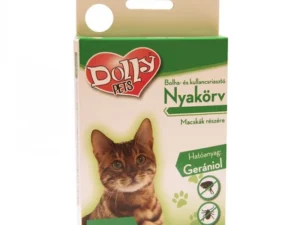 Dolly Natural Bolha és kullancsriasztó nyakörv macskák részére fehér 43cm