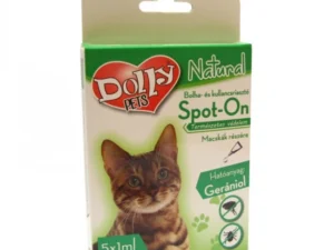 Dolly Natural bolha és kullancsriasztó spot on macskák részére 5x1ml