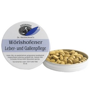 Wörishofeni LEBER- und GALLENPFLEGE máj- és epeerősítő tabletta
